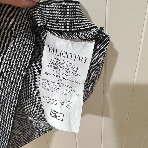 RED Valentino beautiful sleeveless black and white top - Picture 4 of 4